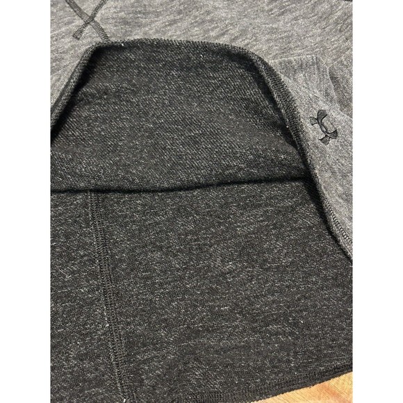 Under Armour Sweatshirt Womens Small Loose Fit GREY Cropped Lightweight Pullover - Picture 3 of 5